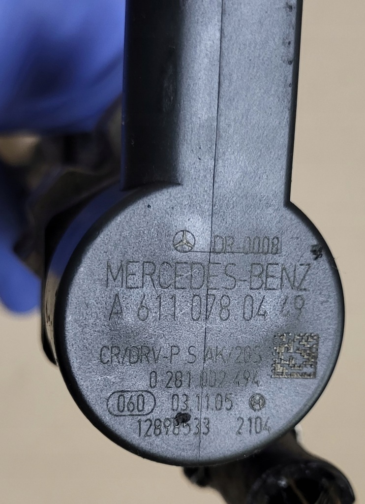 фото №9, Молдинг впрыскная клапан топлива jeep mercedes s w221 320 cdi ml w169 642 оригинальный номер