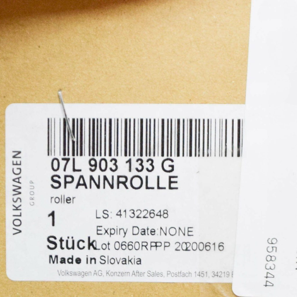 фото №10, Audi a8 d3 аксессуар belt натяжной roller 07l903133h