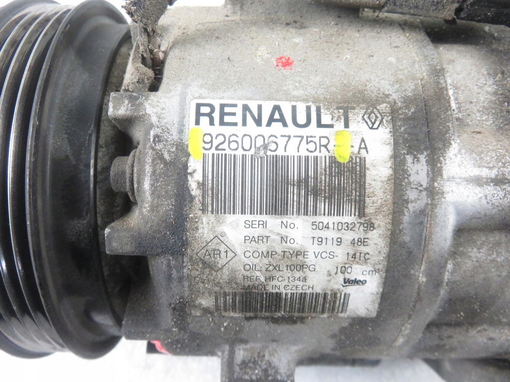 фото №8, Компрессор кондиционера dacia sandero ii b8 1.2 926006775r