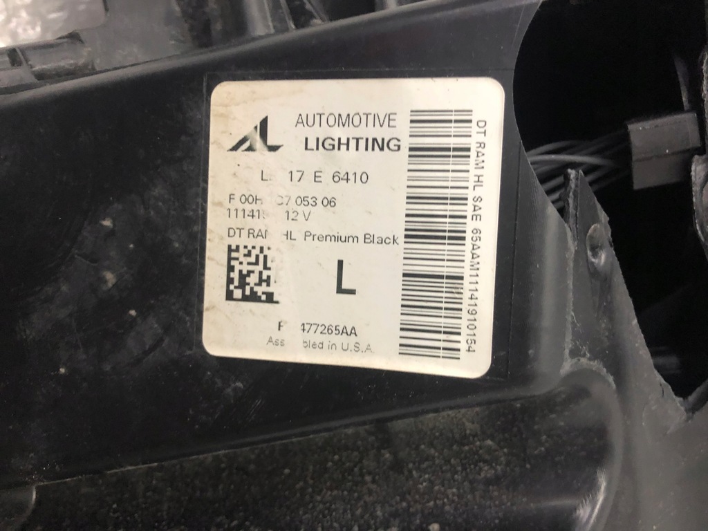 фото №10, Dodge ram 2019- лампа full led левый левая czarna