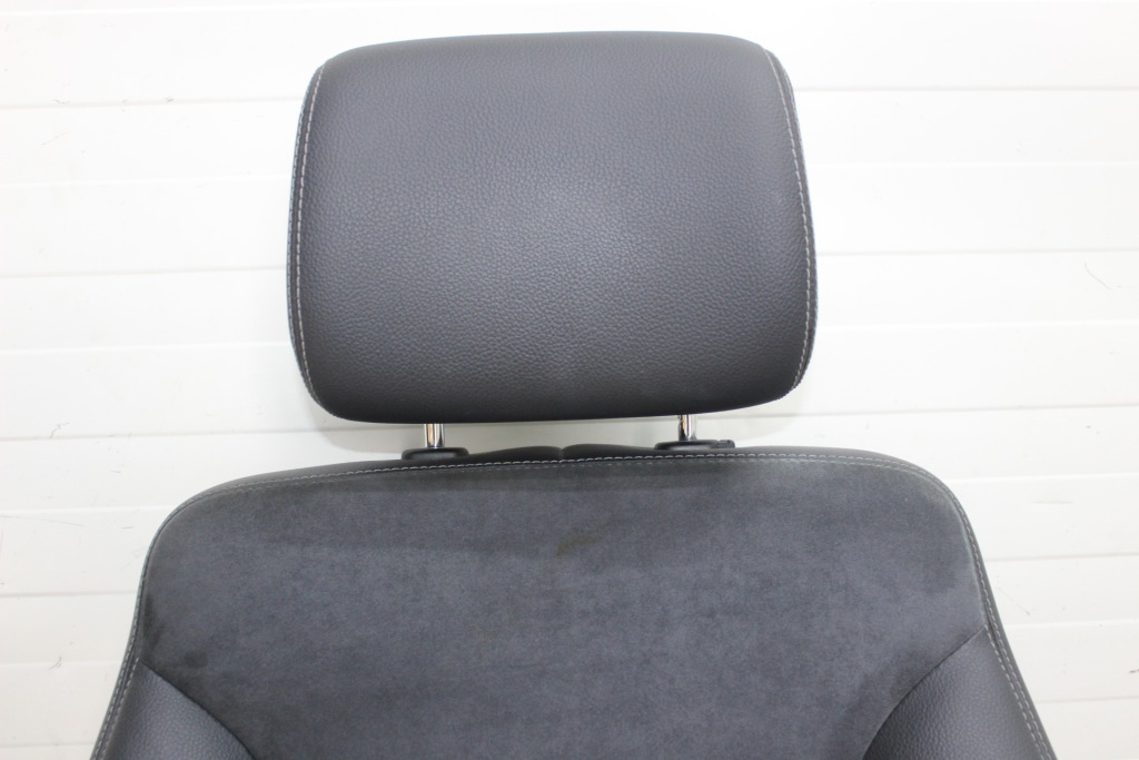 фото №11, Mercedes ml w164 спинка сидіння lewego alcantara білий nić przed liftem