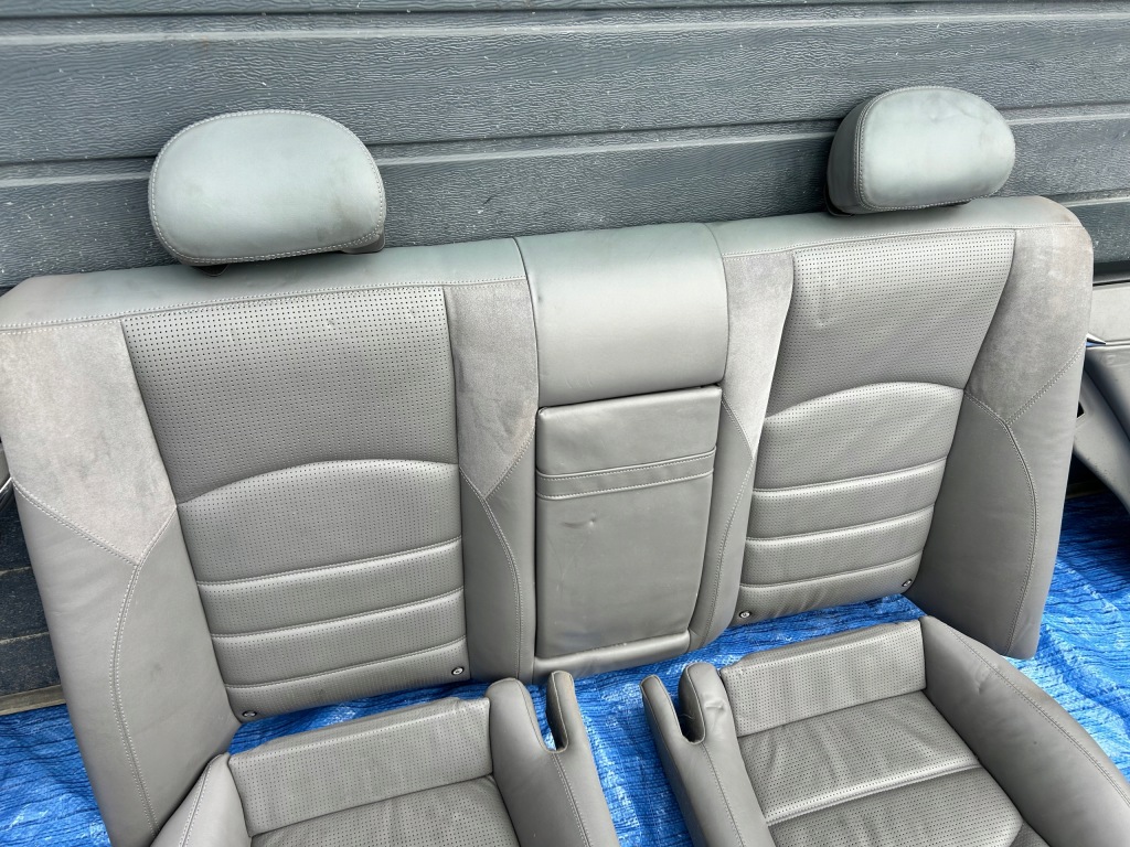 Mercedes cls 55 amg w219 сидіння обшивки комплект шкіра сіра Зі Шроту