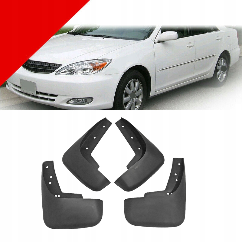 фото №3, For 2002-2006 toyota camry 4pcs передняя часть rear mud fla