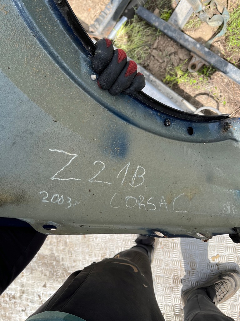 фото №9, Opel corsa c крыло правый перед правый передний lakier-z21b