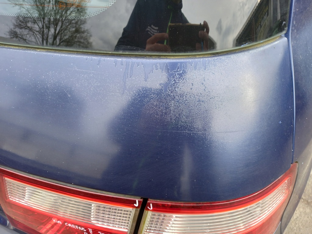 фото №8, Kia carens ii кришка багажника багажника 1c