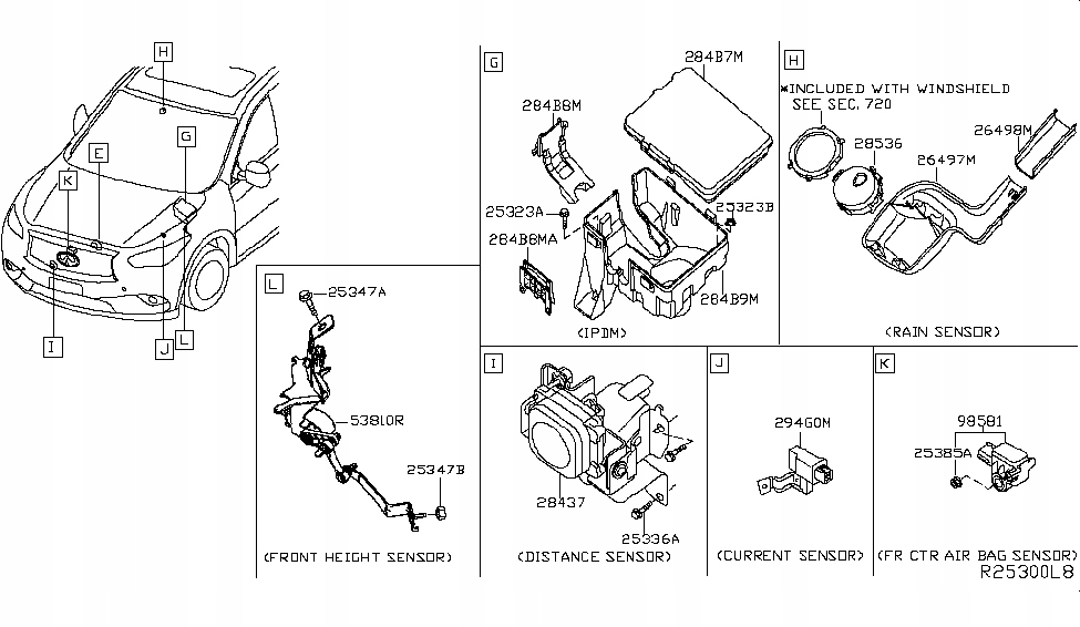 фото №6, Nissan infiniti jx35 qx60 модуль 284b7 3ja0b ipdm