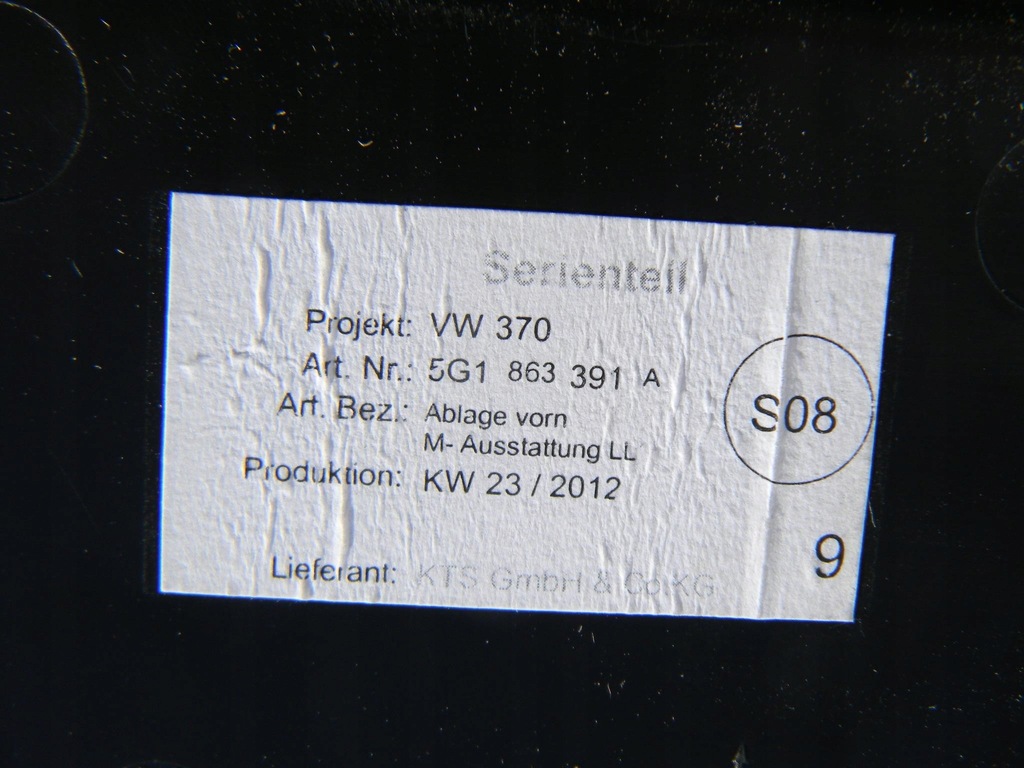 фото №5, Пепельница 5g1863391a vw golf vii