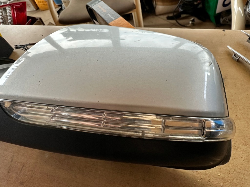 фото №7, Mercedes b klasa w245 lift дзеркало зовнішній сріблястий lak 761 7 кабелі pinów