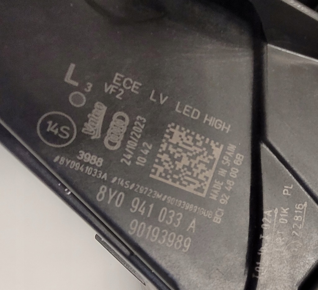 фото №13, Audi a3 s3 8y full led фара левый i правый kpl. 8y0941033a 8y0941034a