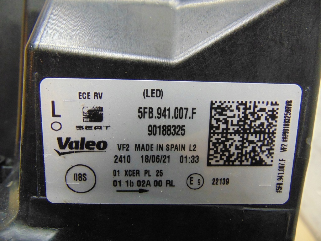 фото №16, Лампа левая seat leon iv 5fb941007f europa