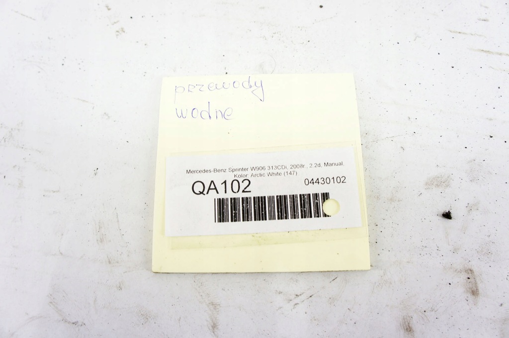 фото №5, Qa102 mercedes sprinter w906 шланги wody a9068322223 a90650102 a9068320215