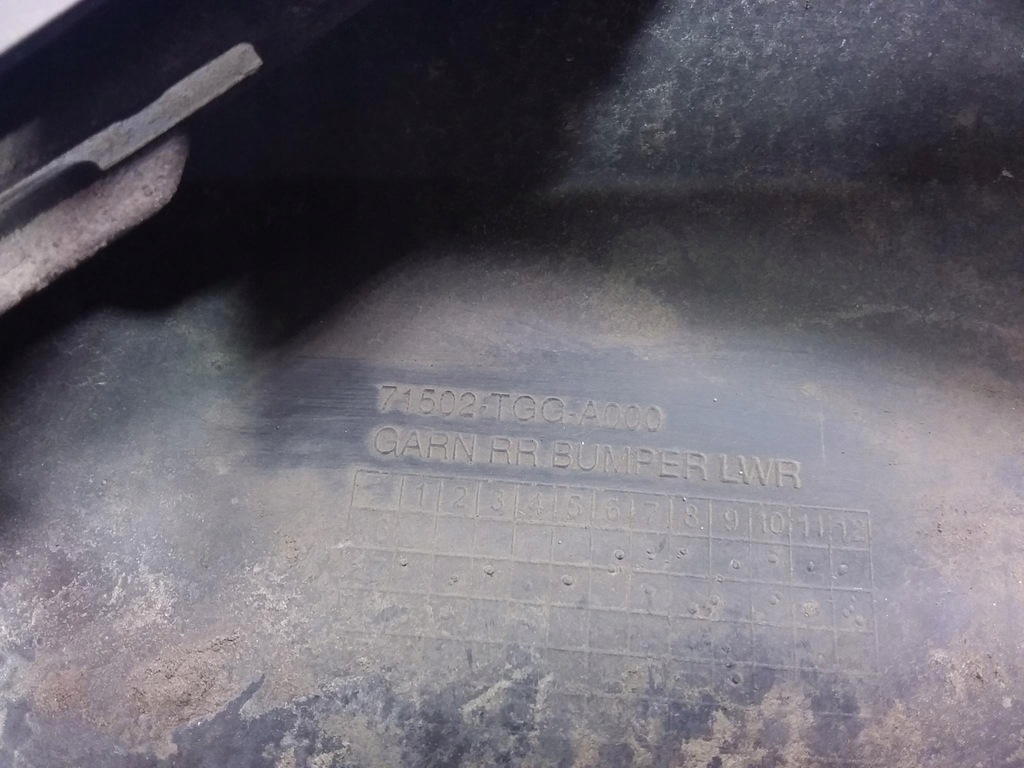 фото №8, Honda civic x накладка бампера задняя