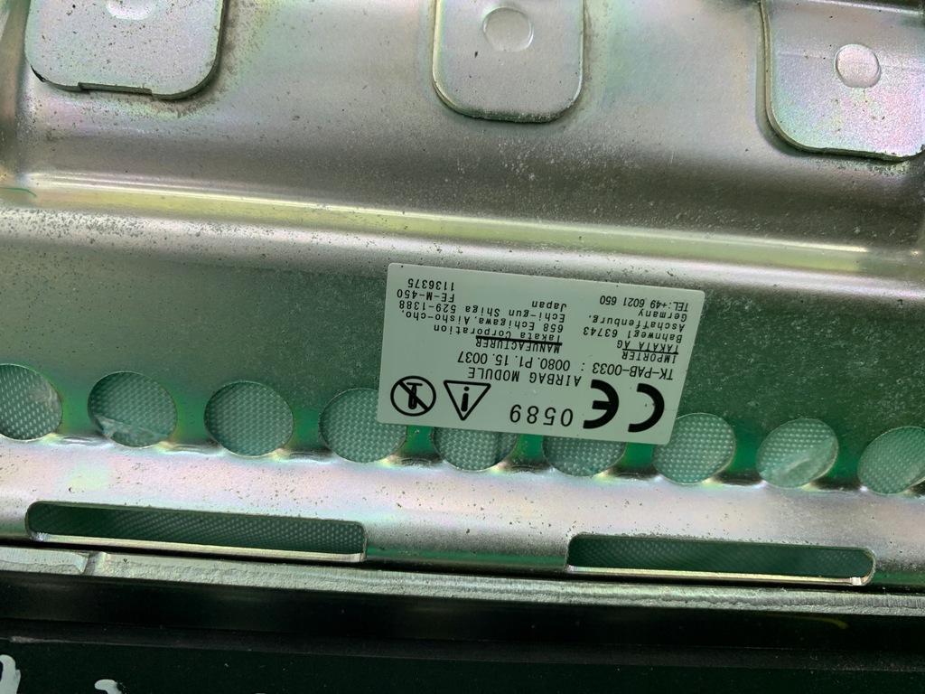 фото №12, Подушка безопасности подушка воздушная пассажира заглушка honda city iv 4 lift 02-08 eu