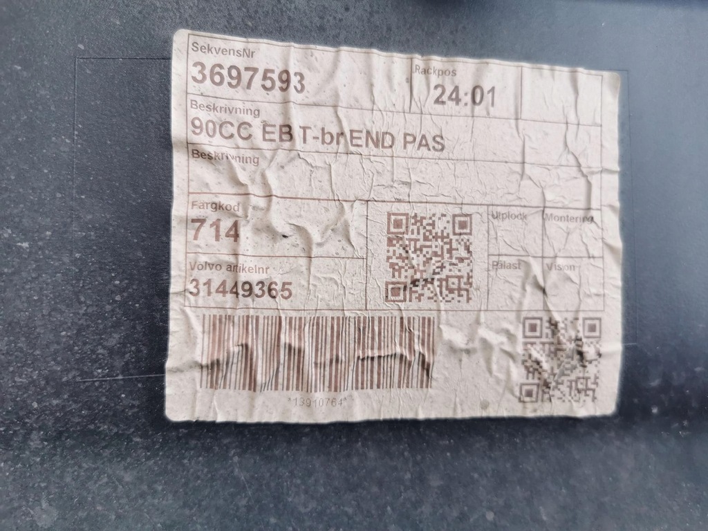 фото №7, Бампер задня задній volvo v90 kombi cross country