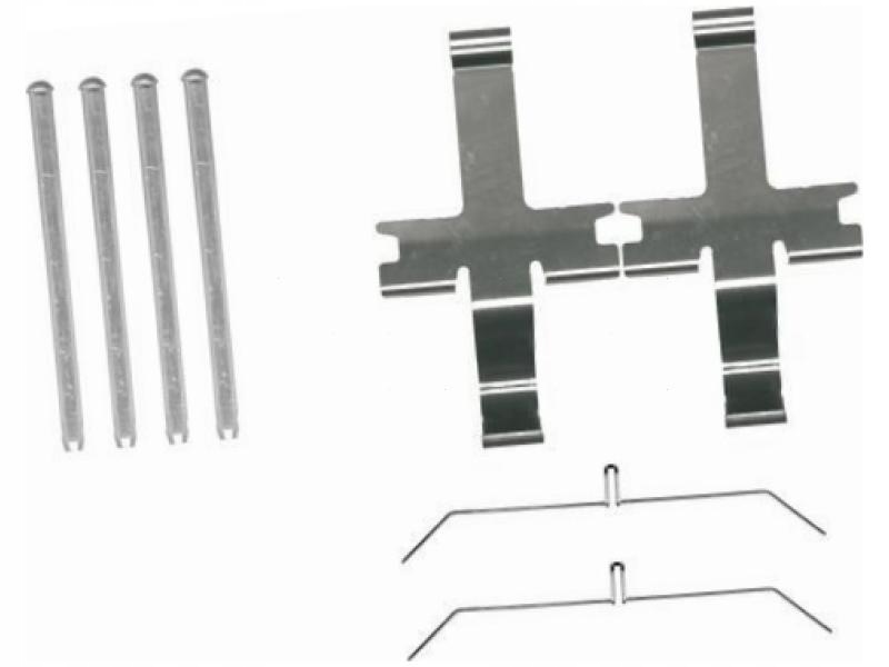 Купити Набір монтажний гальмівних колодок перед toyota 4 runner ii 3.0 90-95 iii 3.0 00-02