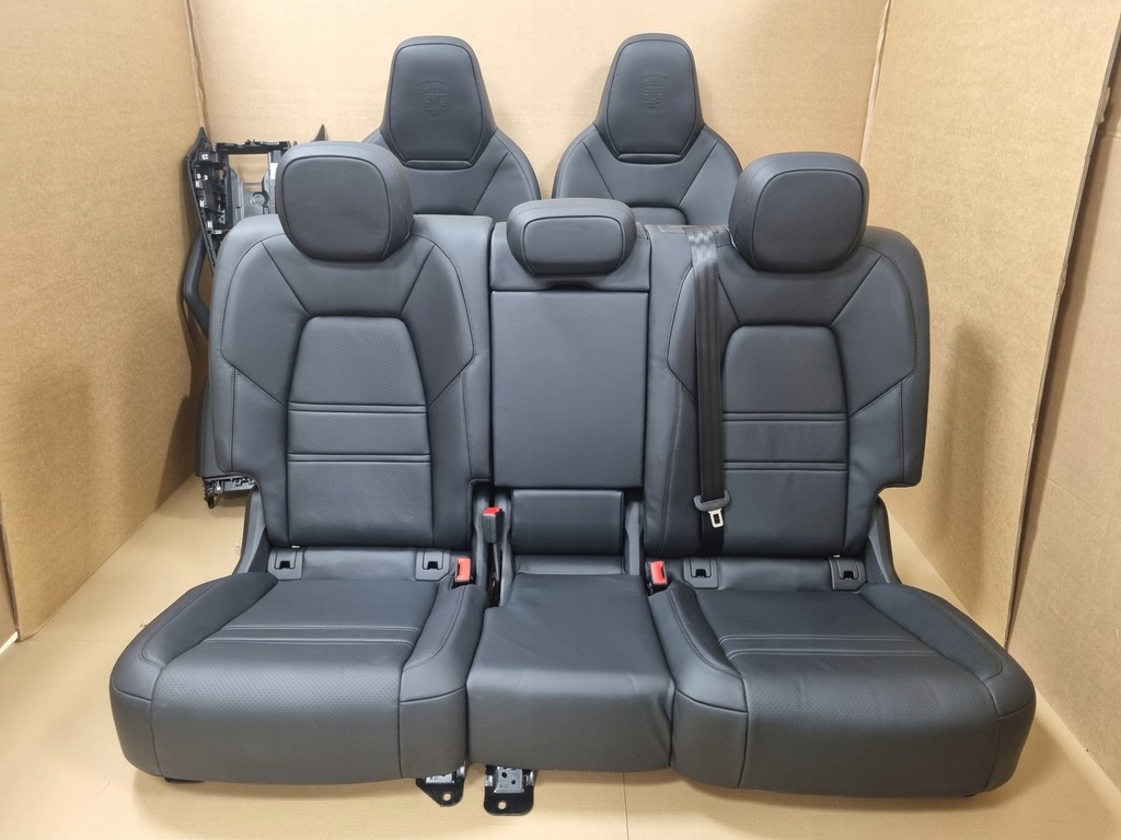 фото №10, Porsche cayenne coupe 9y lift 24r сиденья заднее сиденье салон кожа nowe