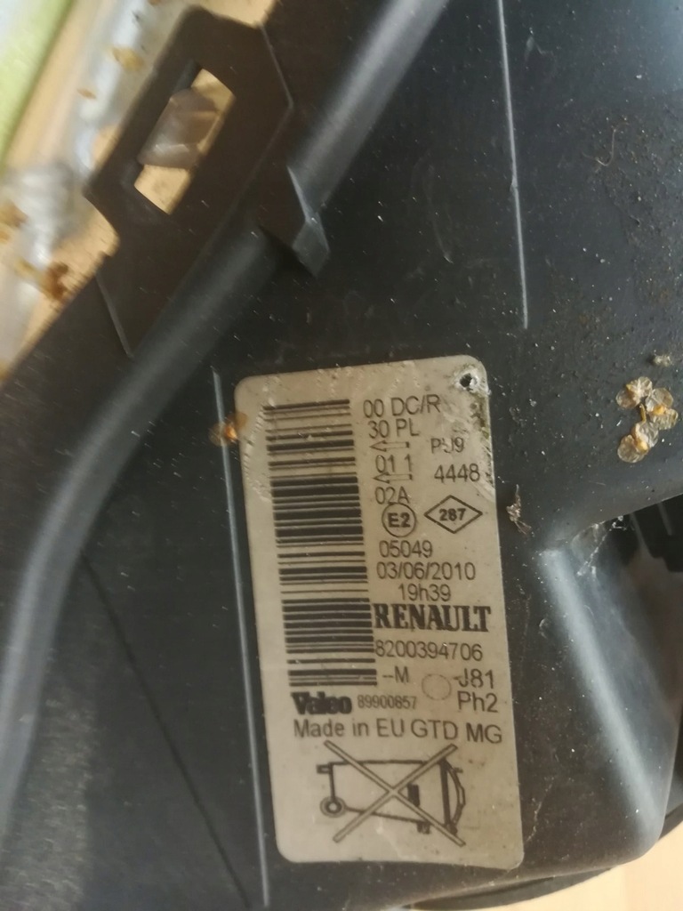 фото №3, Лампа перед ліва renault espace iv lift eu ксенон