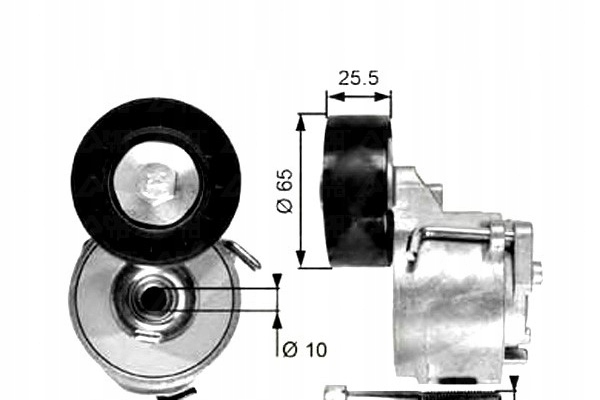 фото №2, Натяжитель ремень многоручейковый alfa romeo 159 brera