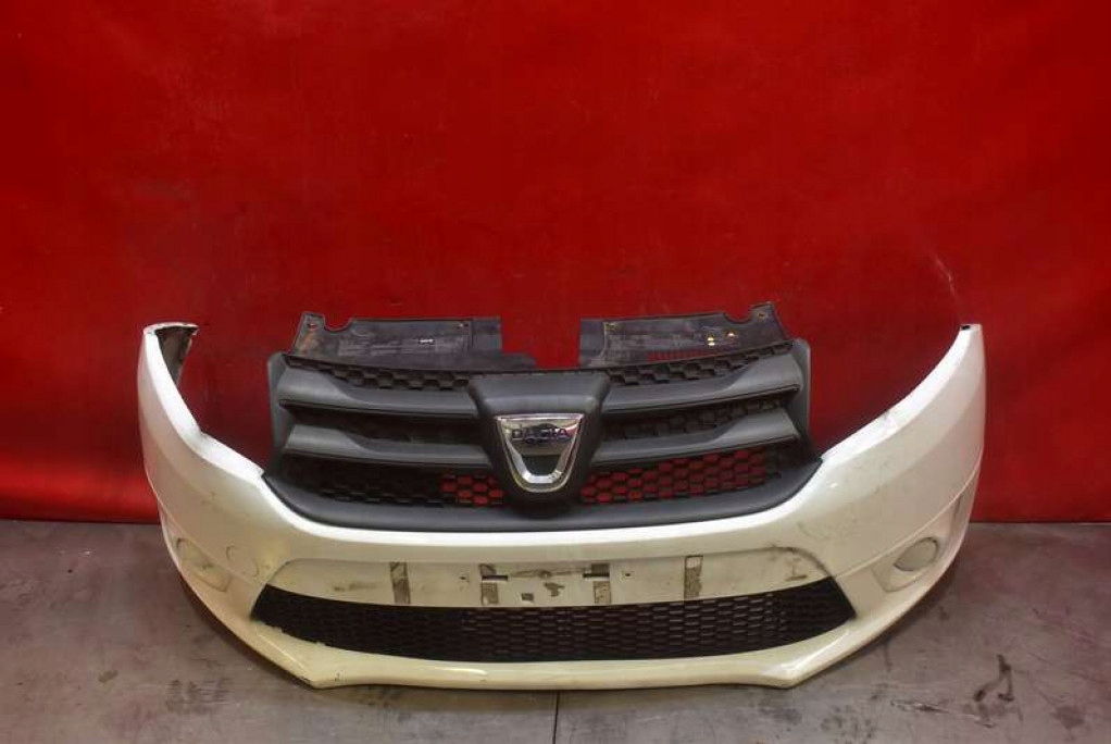 фото №1, Бампер перед передний белый dacia sandero 2 ii 12-20