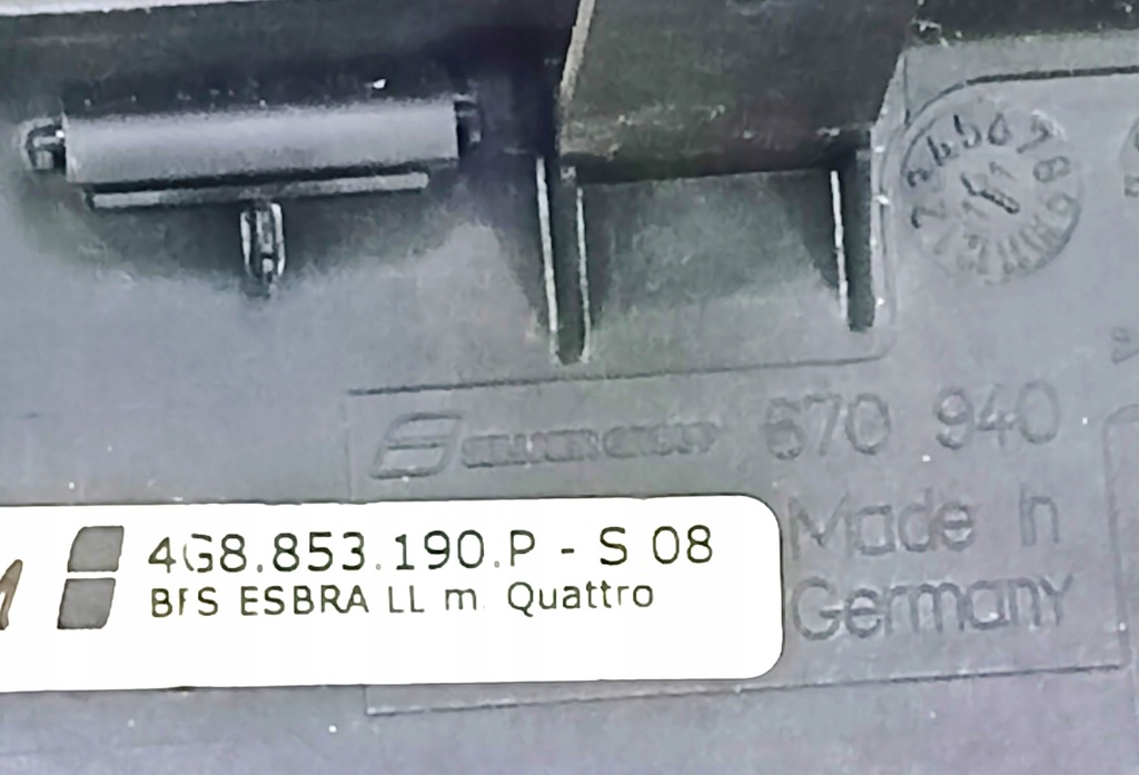 фото №9, Dekor молдинг консоли правая audi a7 quattro s7 rs7