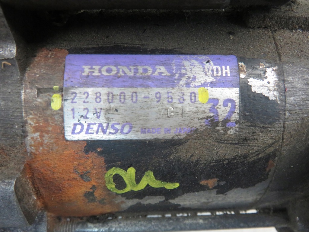 фото №5, Стартер honda civic vii 1.4 b d14z6 228009580