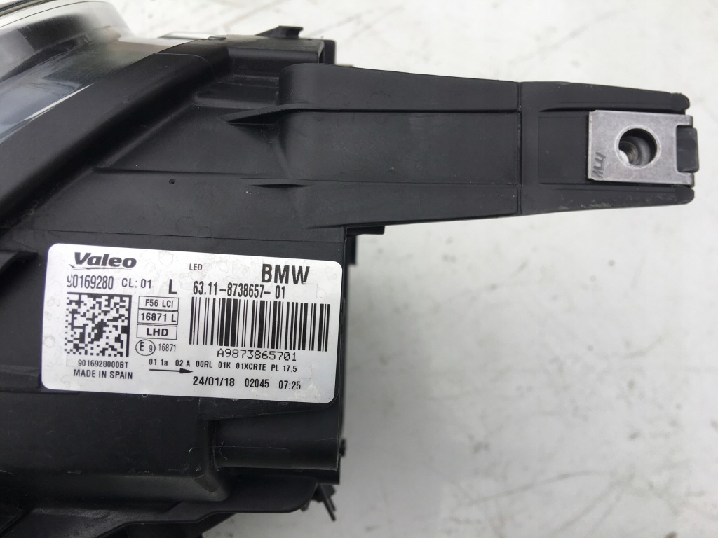 Mini f55 f56 f57lift фара передня ліва full led 8738657 Зі Шроту