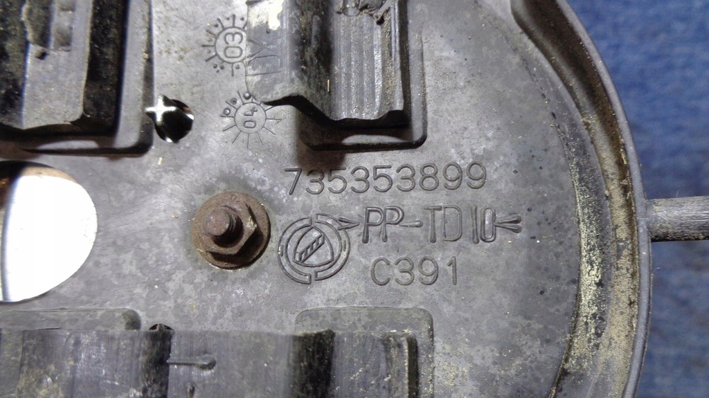 фото №12, Решётка радиатора решётка радиатора радиатора 735353899 fiat panda 2 ii 2003-2006r. kod 793