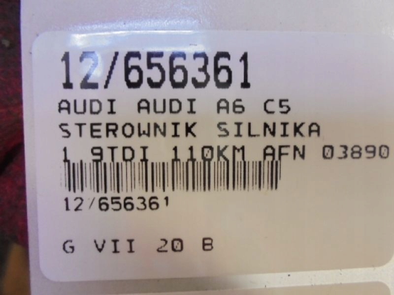 фото №6, Audi a6 c5 бортовой компьютер 038906018dg 1,9tdi 0281001808