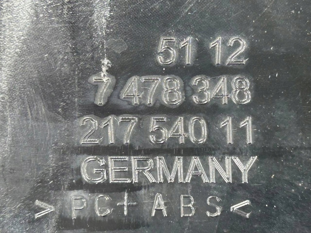 фото №14, Bmw 7 g11 g12 lci lift направляющая усилитель бампера задняя 7478348