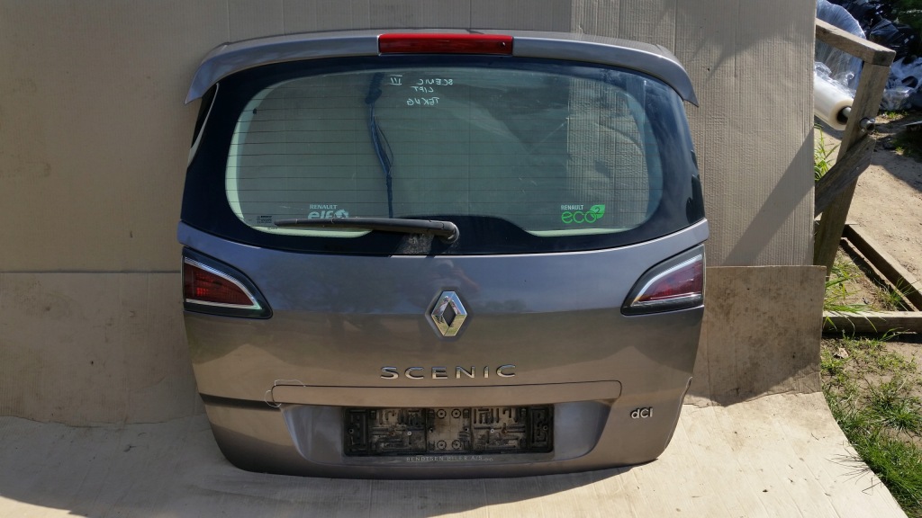 фото №1, Renault scenic iii lift задняя крышка багажника багажника tekng
