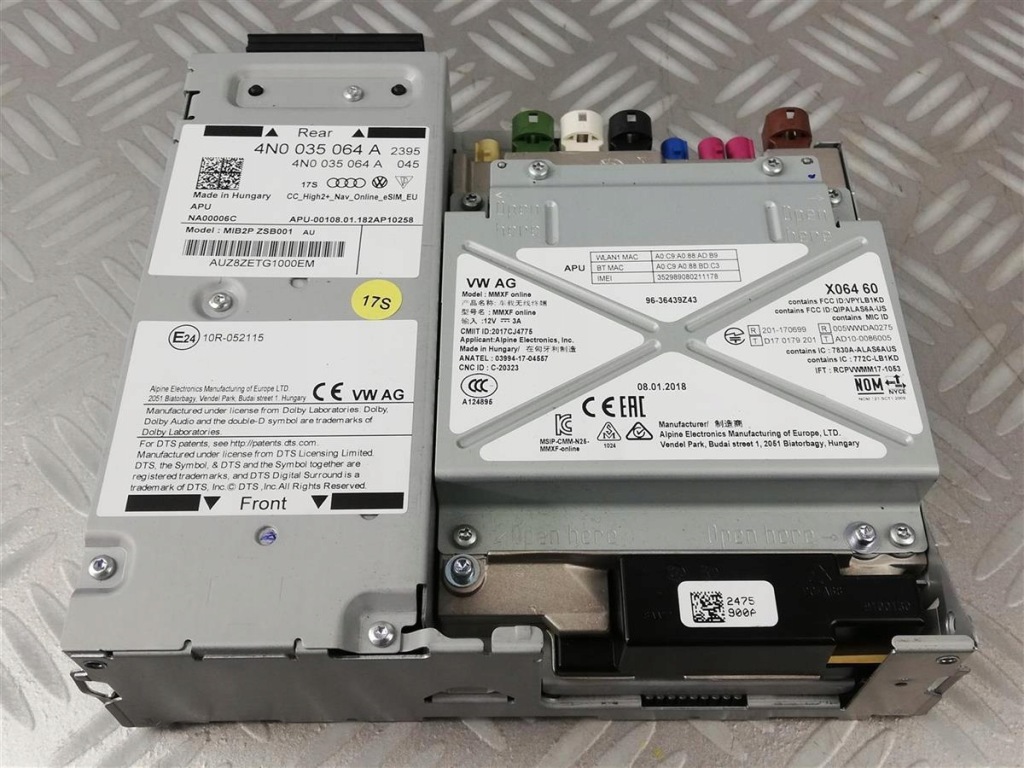 фото №1, Модуль блок управления навигации gps audi a8 4n 18-