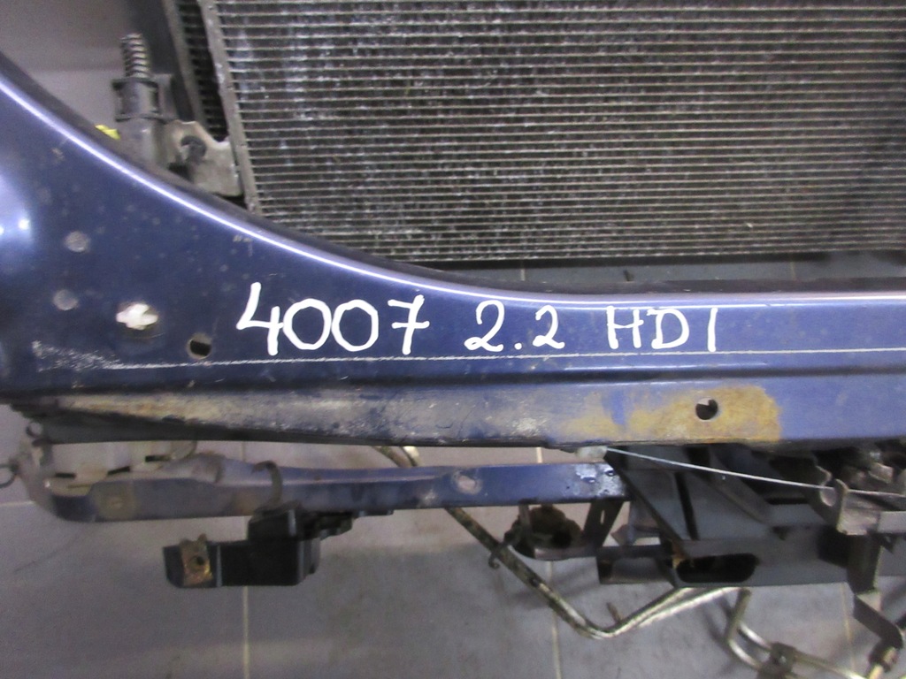 фото №7, Pas передний радиатор лонжерон 4007 2.2 hdi t65