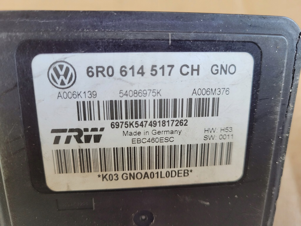 фото №4, Skoda rapid nh насос abs 6r0614517ch