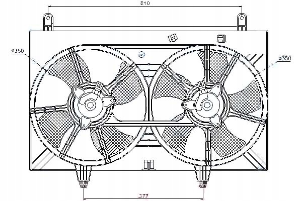 фото №1, Nissens вентилятор радиатора с корпус infiniti