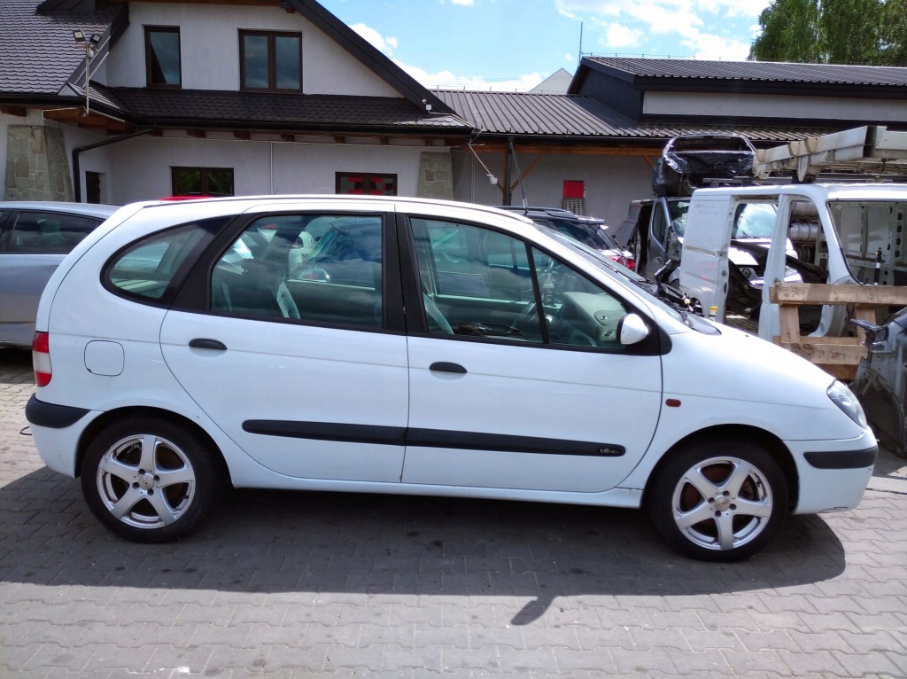 Renault scenic 1 1 рестайлинг  fl капот крышка двигателя белый ov369 0v369 Доставка