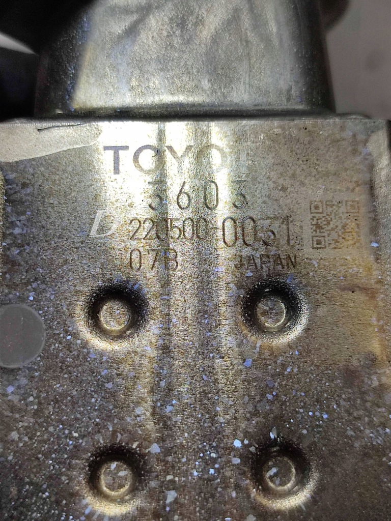 Lexus rc 2019 радиатор выхлопных газов egr Оригинал