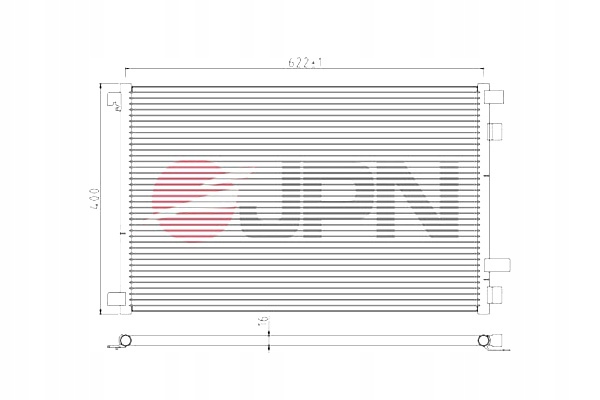фото №2, Конденсатор кондиционера jpn