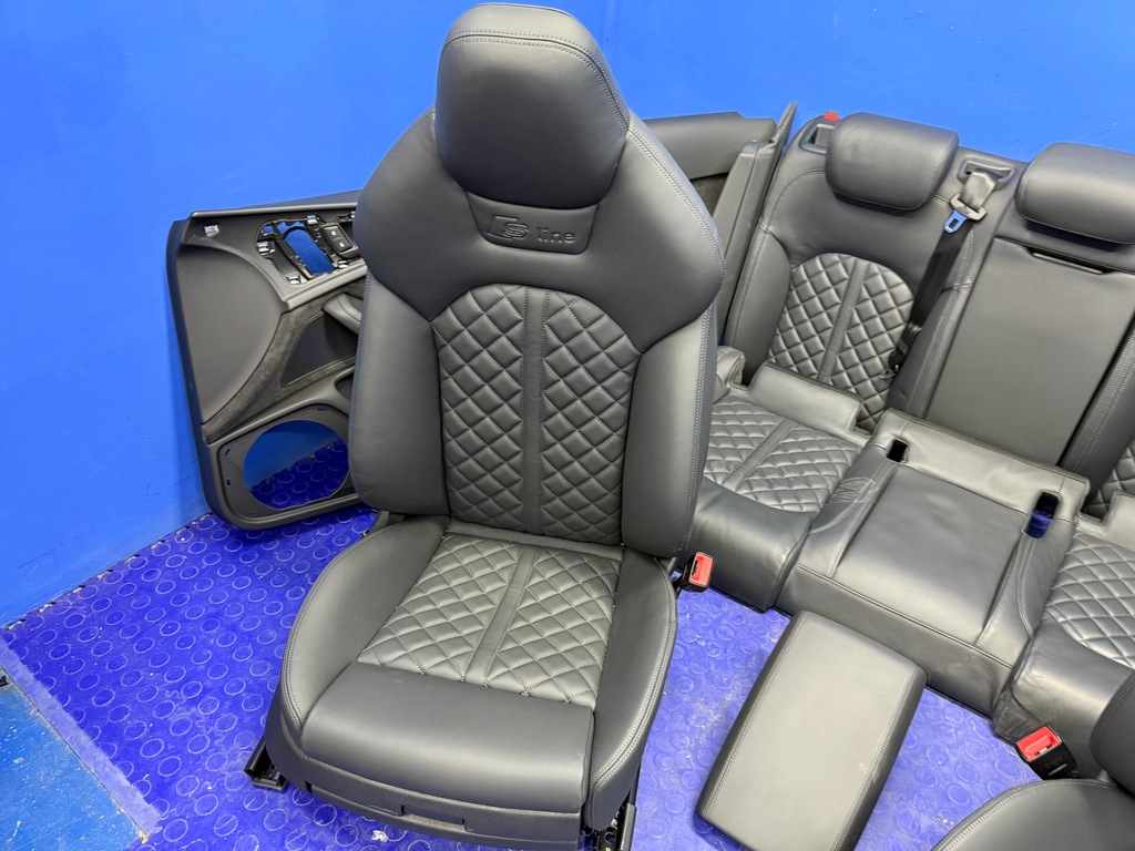 фото №9, Audi a6 s6 c7 4g s-line комплект сидіння шкіра обшивки з підігрівом 50 km oem