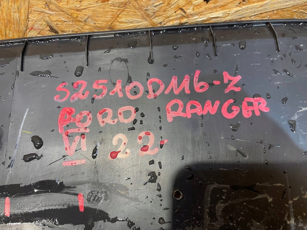 фото №10, Ford ranger mk6 vi raptor 22- бампер задняя задний накладка порог подножка