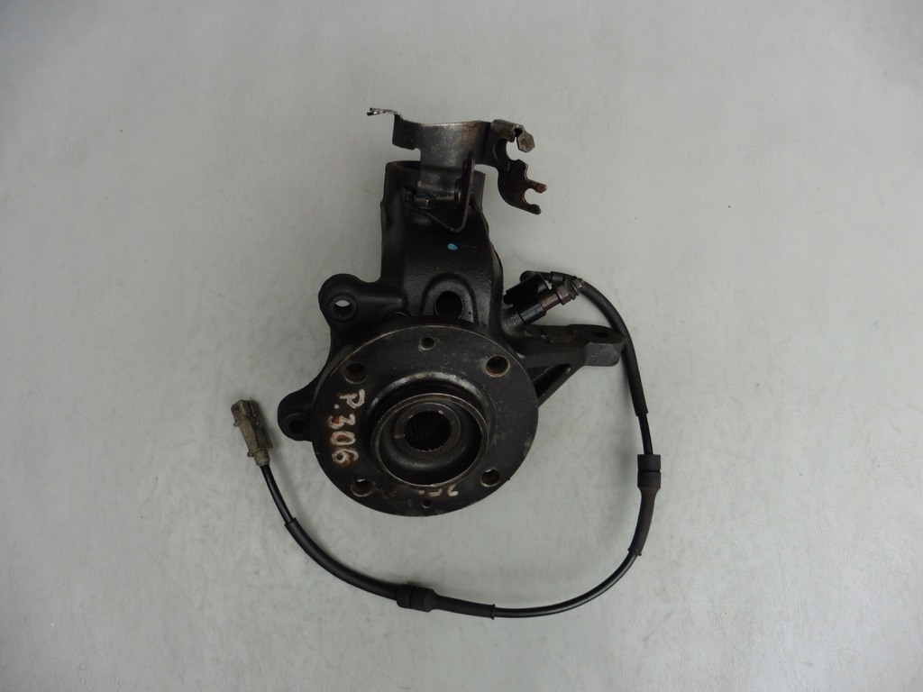 фото №1, Поворотный кулак ступица левый перед peugeot 306 abs