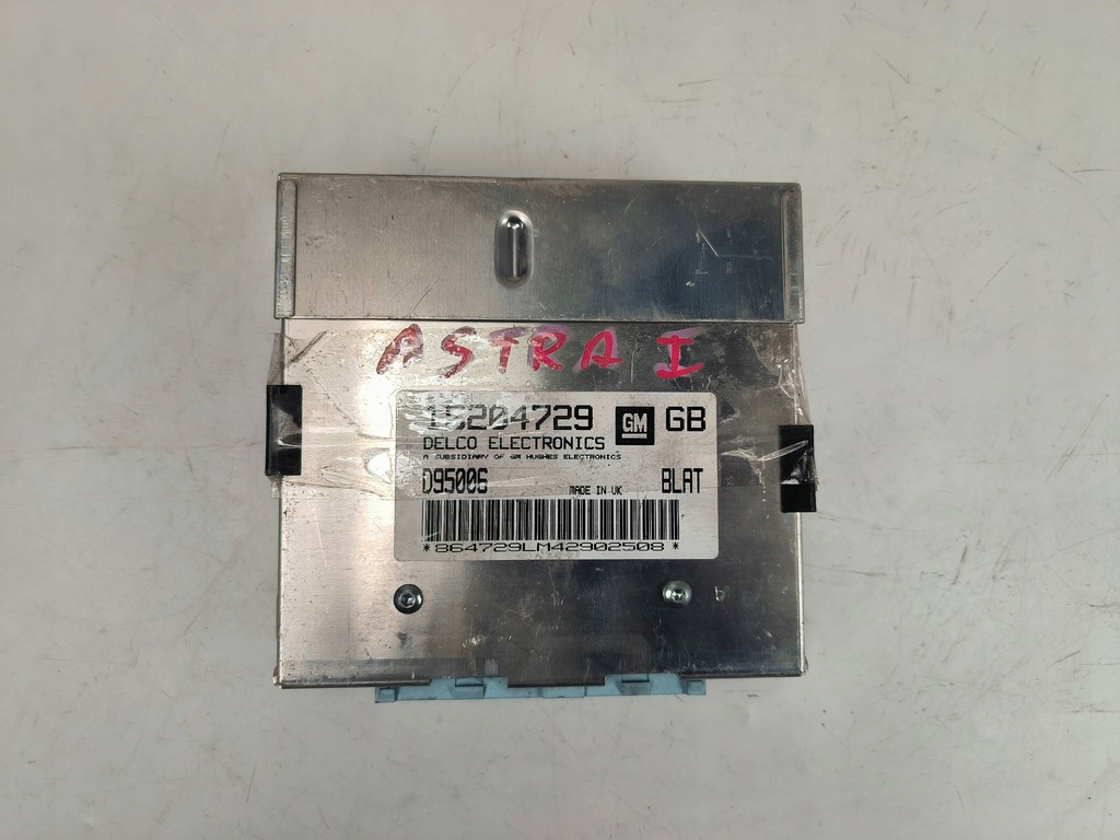 фото №1, Бортовий комп'ютер 16204729 1.6 opel astra