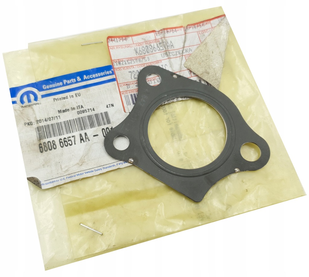 фото №1, Dodge jeep прокладка выхлоп оригинал 68086657aa