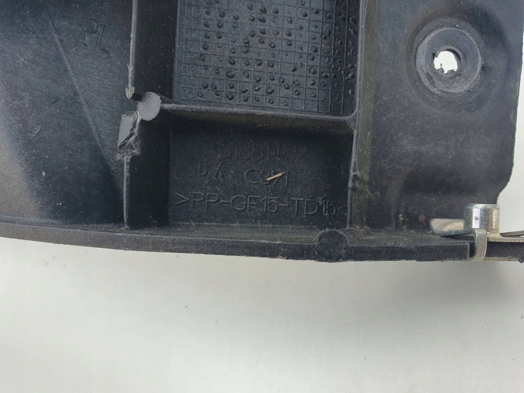 фото №7, Fiat 500 правий напрямна бампера заднього 51881402