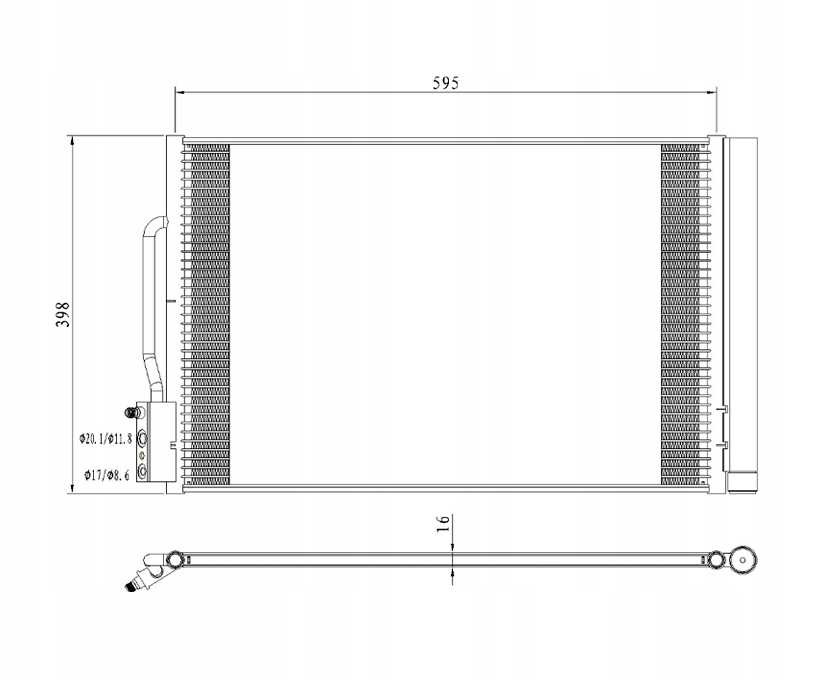 фото №1, Радиатор кондиционера opel insignia 17- 84000793