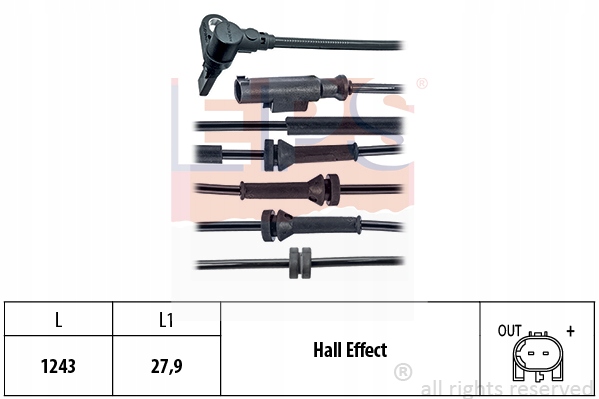 фото №1, Датчики abs i esp eps 1.960.184