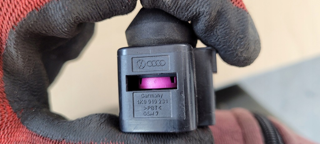 фото №7, Q5 8r a4 колодка штекер 1k0919231 3pin