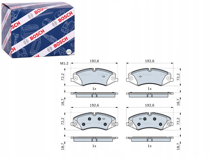 фото №1, Тормозные колодки тормозные перед land rover defender discovery iv discovery v