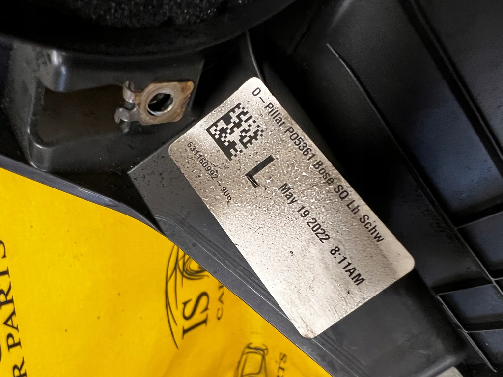 фото №7, Защита обшивка стойка d левая porsche cayenne 9y3 9y0 coupe hybrid