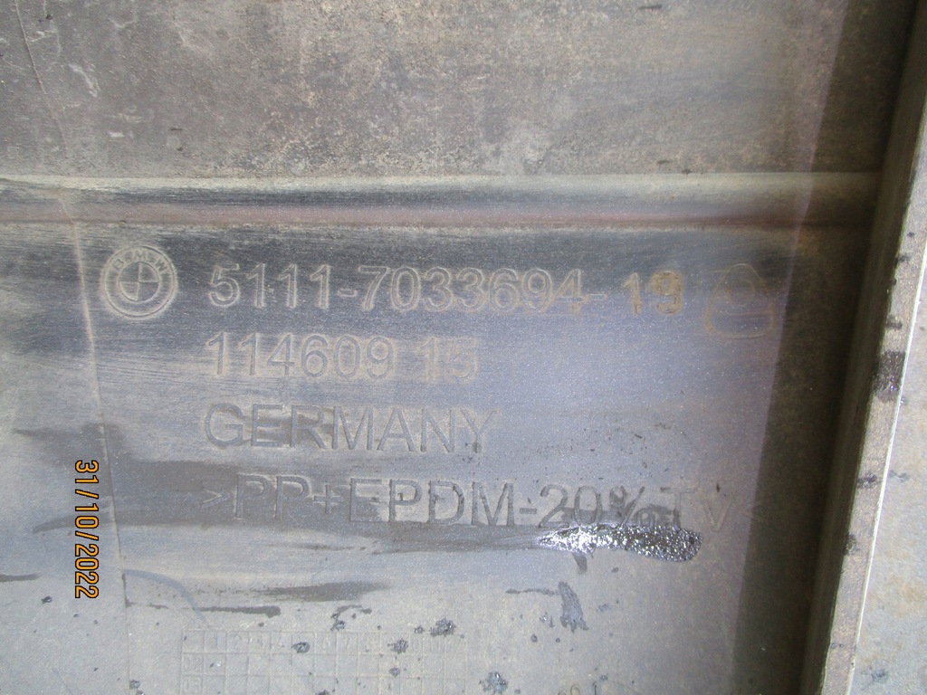 фото №14, Bmw 5 e60 e61 2006 бампер передний silber-grau