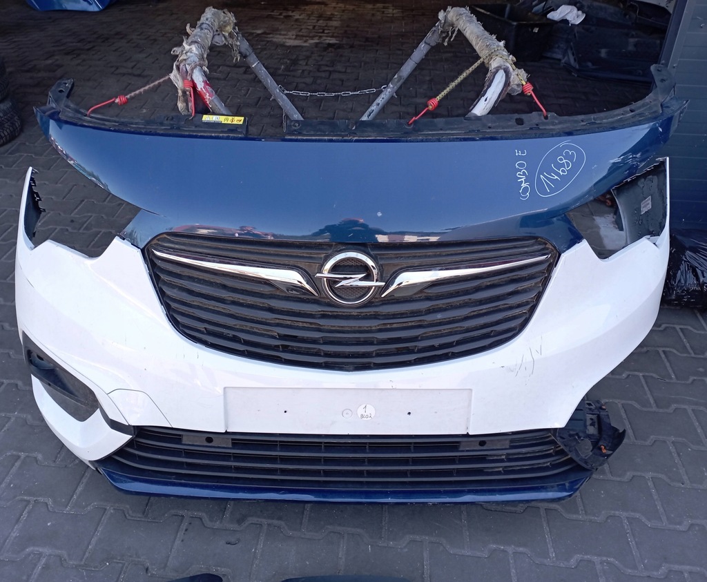 фото №1, Opel combo e бампер перед передний решётка радиатора